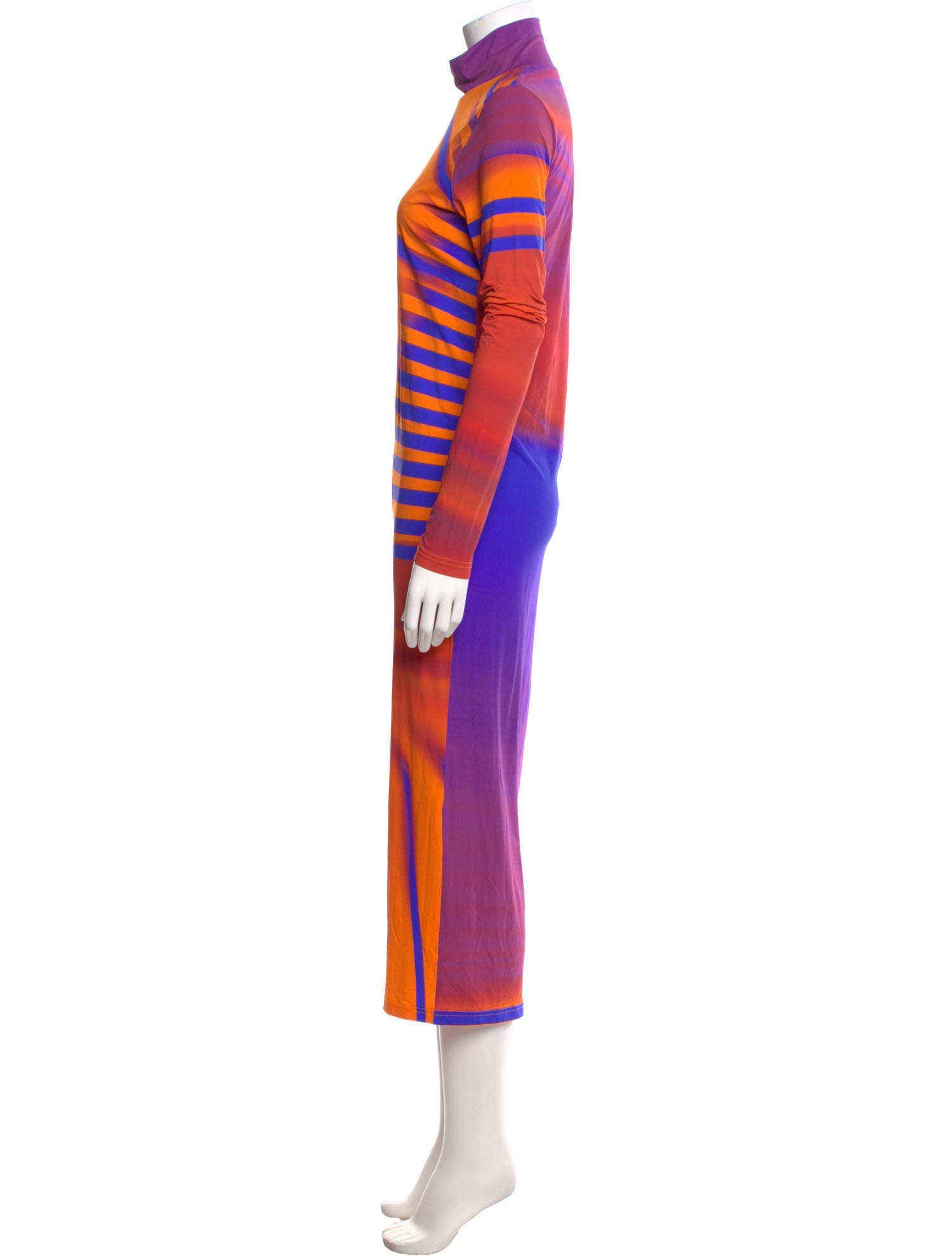 Nina Ricci Striped Long Dress w/ Tags