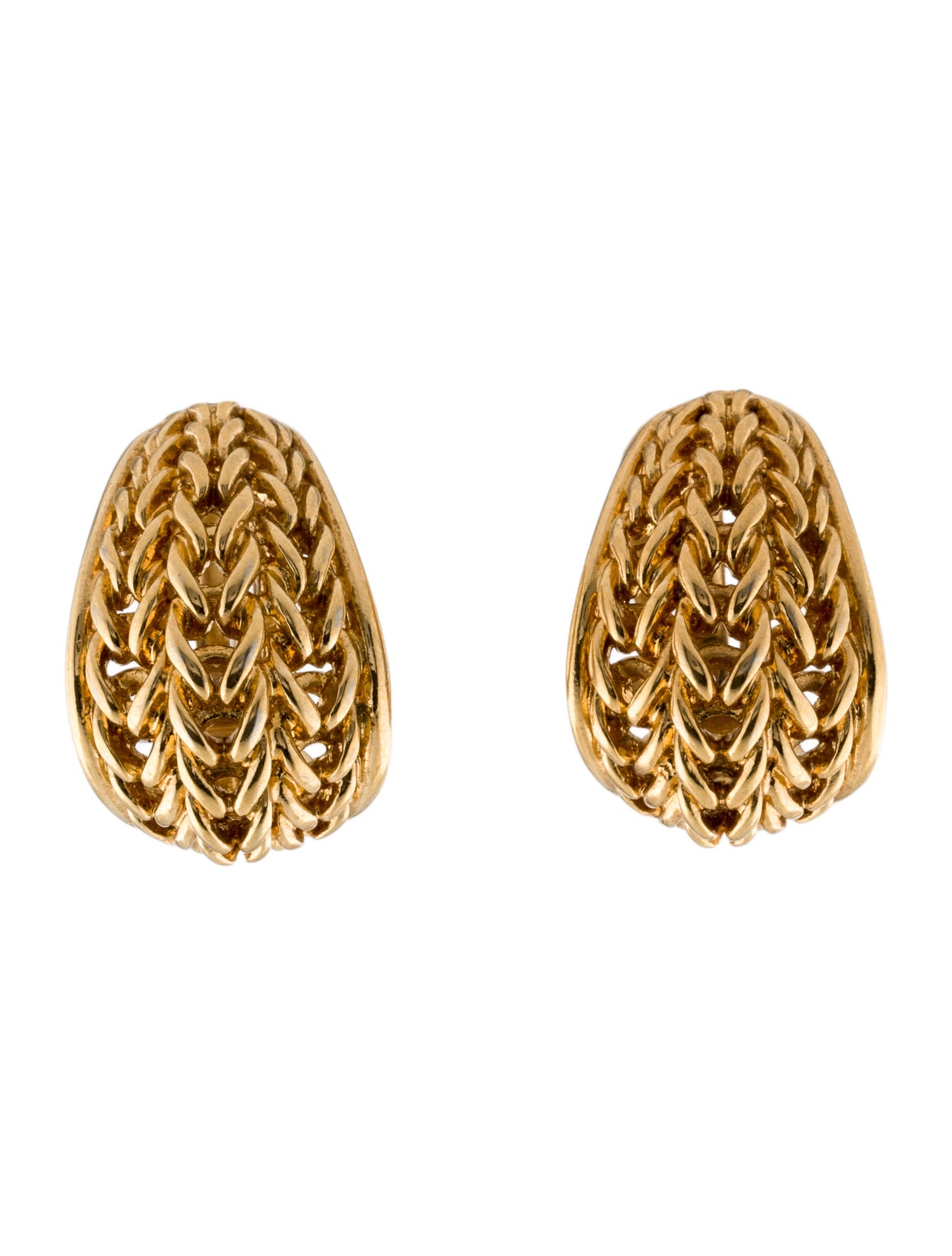 Nina Ricci Clip-on Hoop Earrings