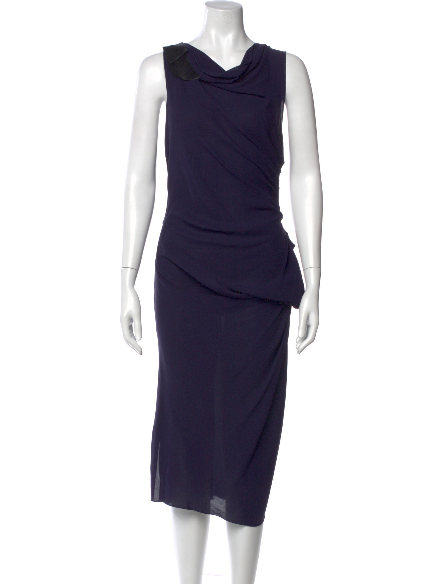 Nina Ricci Silk Midi Length Dress