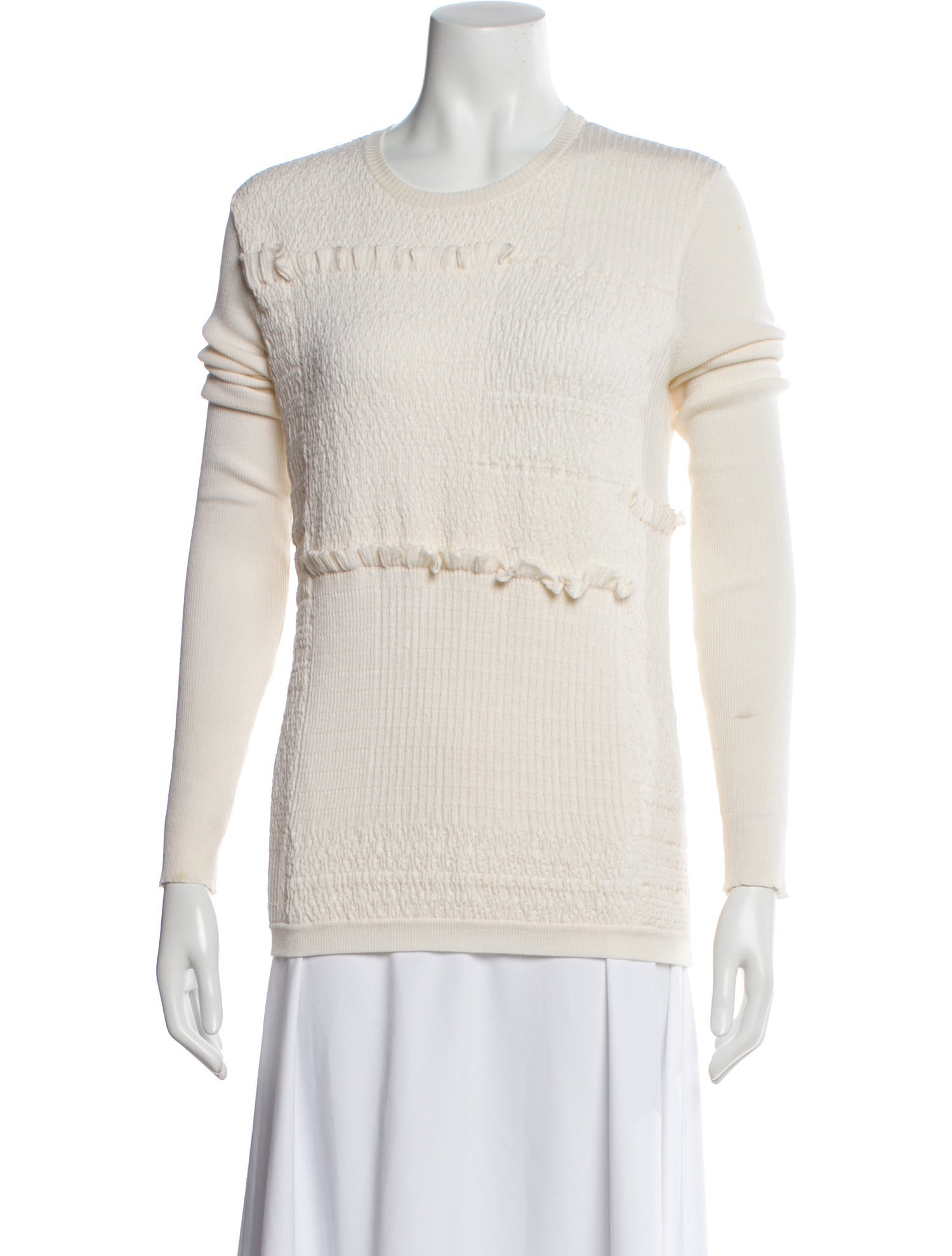 Nina Ricci Wool Crew Neck Top