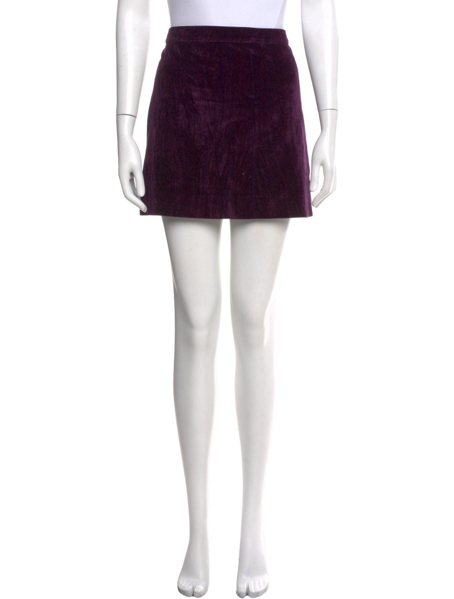 Nina Ricci Raw-Edge Trim Mini Skirt