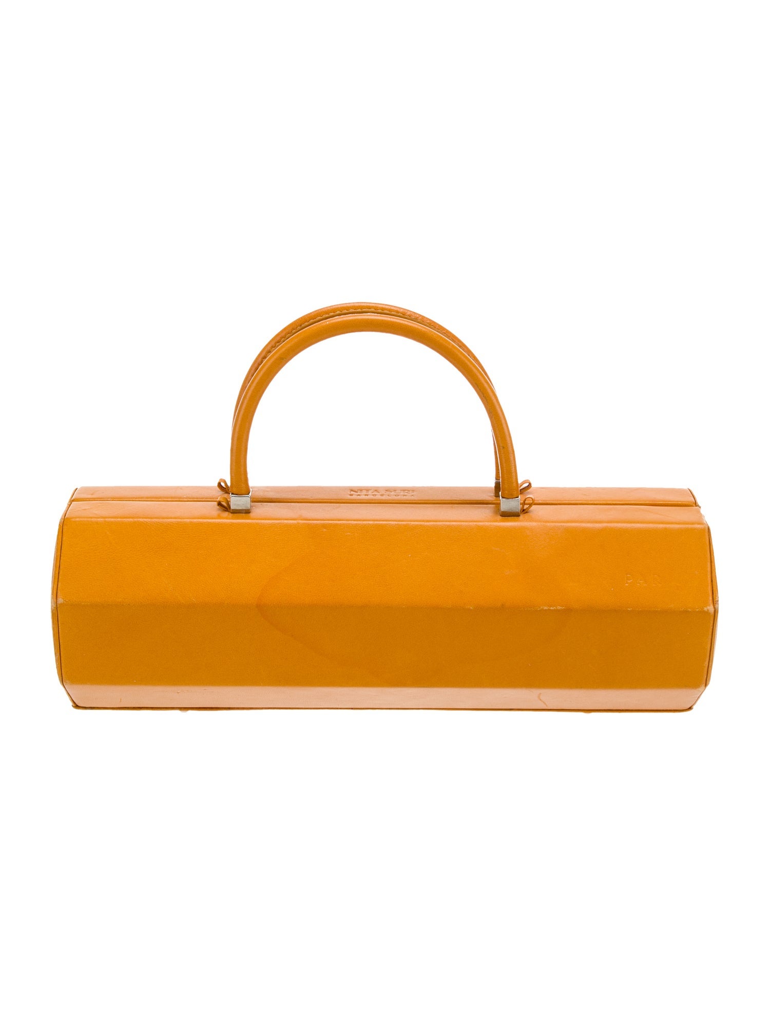 Nita Suri Leather Top Handle Bag