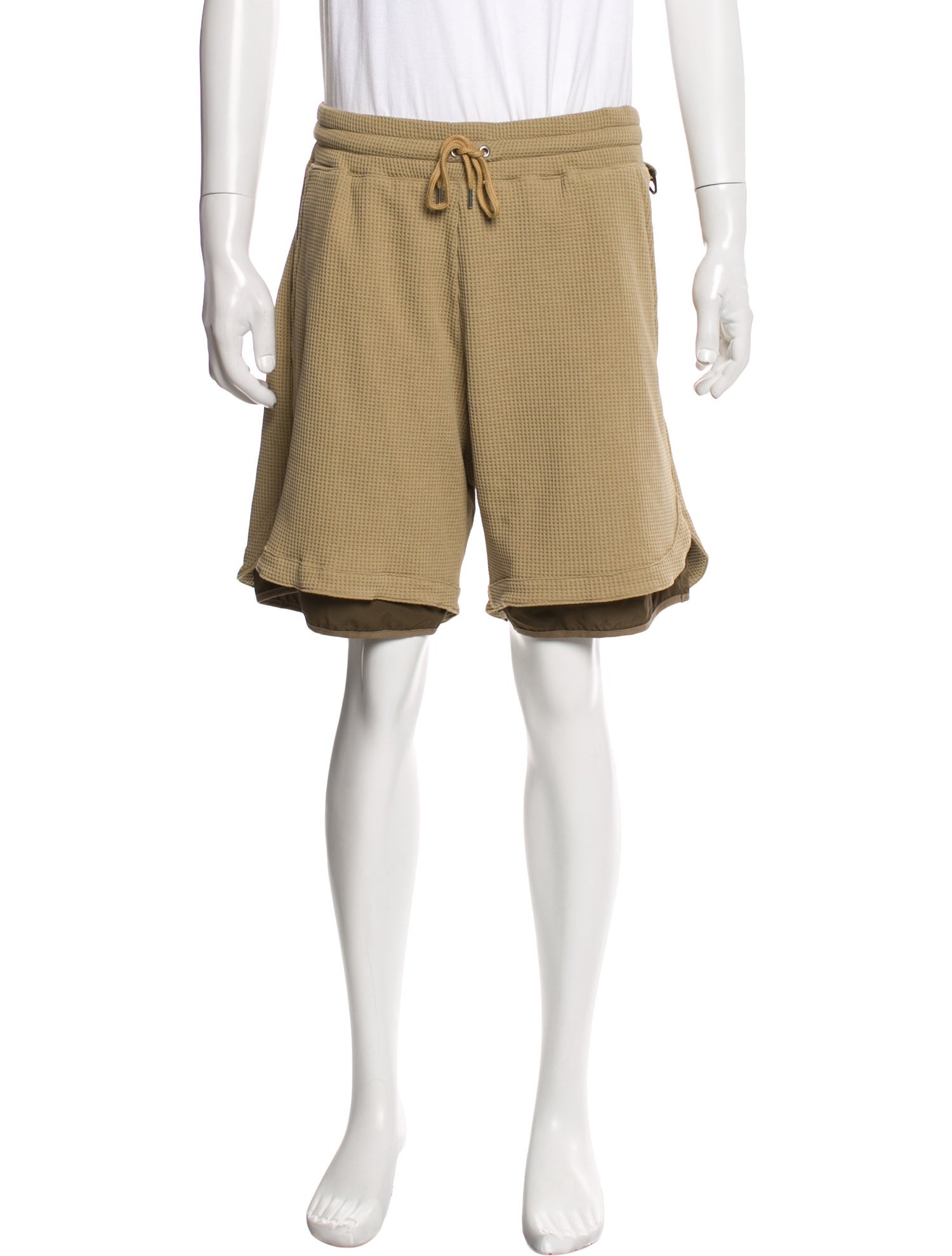 meanswhile Colorblock Pattern Athletic Shorts