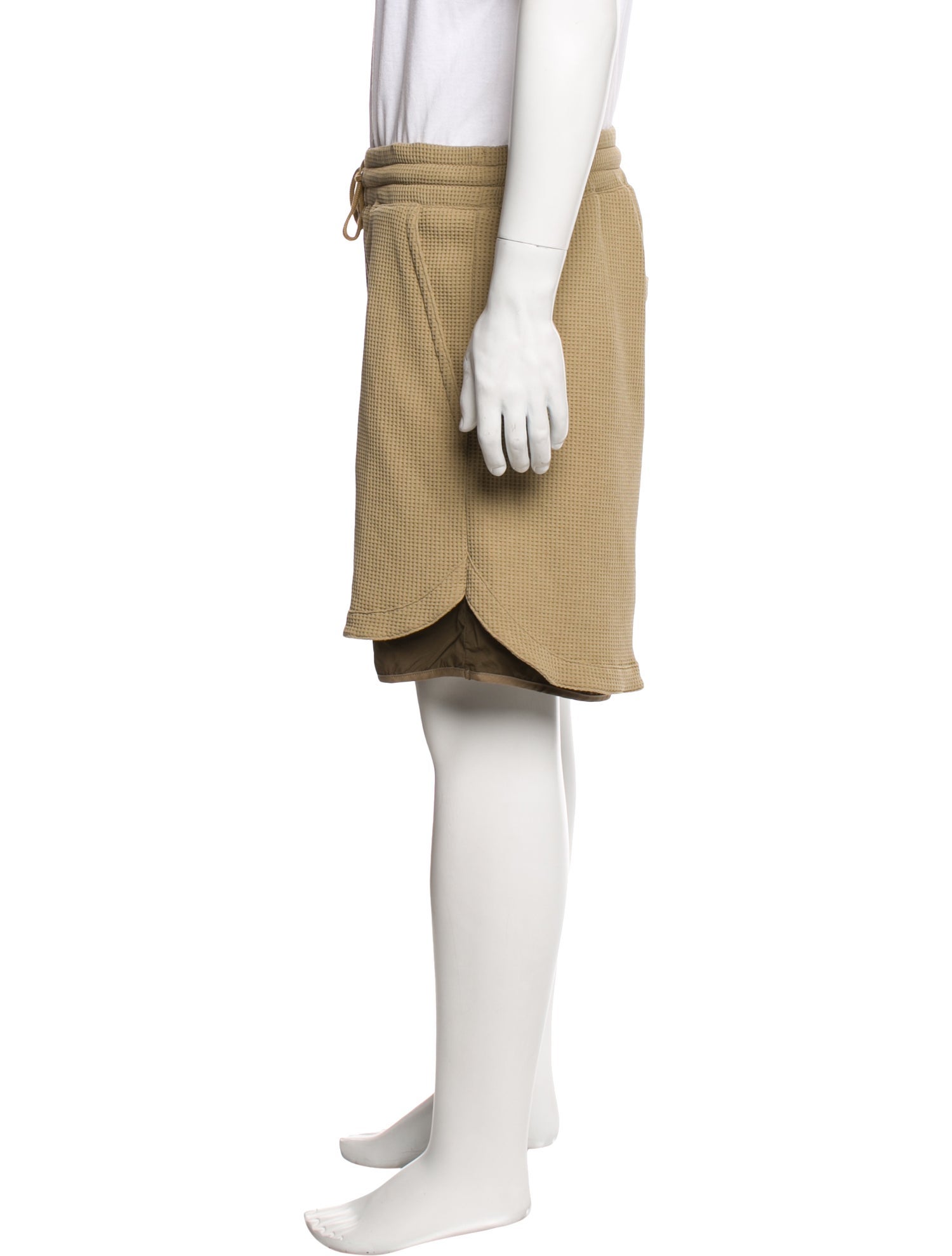 meanswhile Colorblock Pattern Athletic Shorts