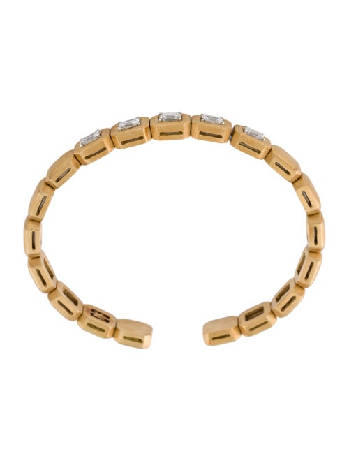 Nikos Koulis 18K 1.20ctw Diamond Cuff Bracelet