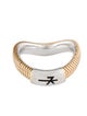 Nikos Koulis 18K Two-Tone Feelings Medium Band Ring