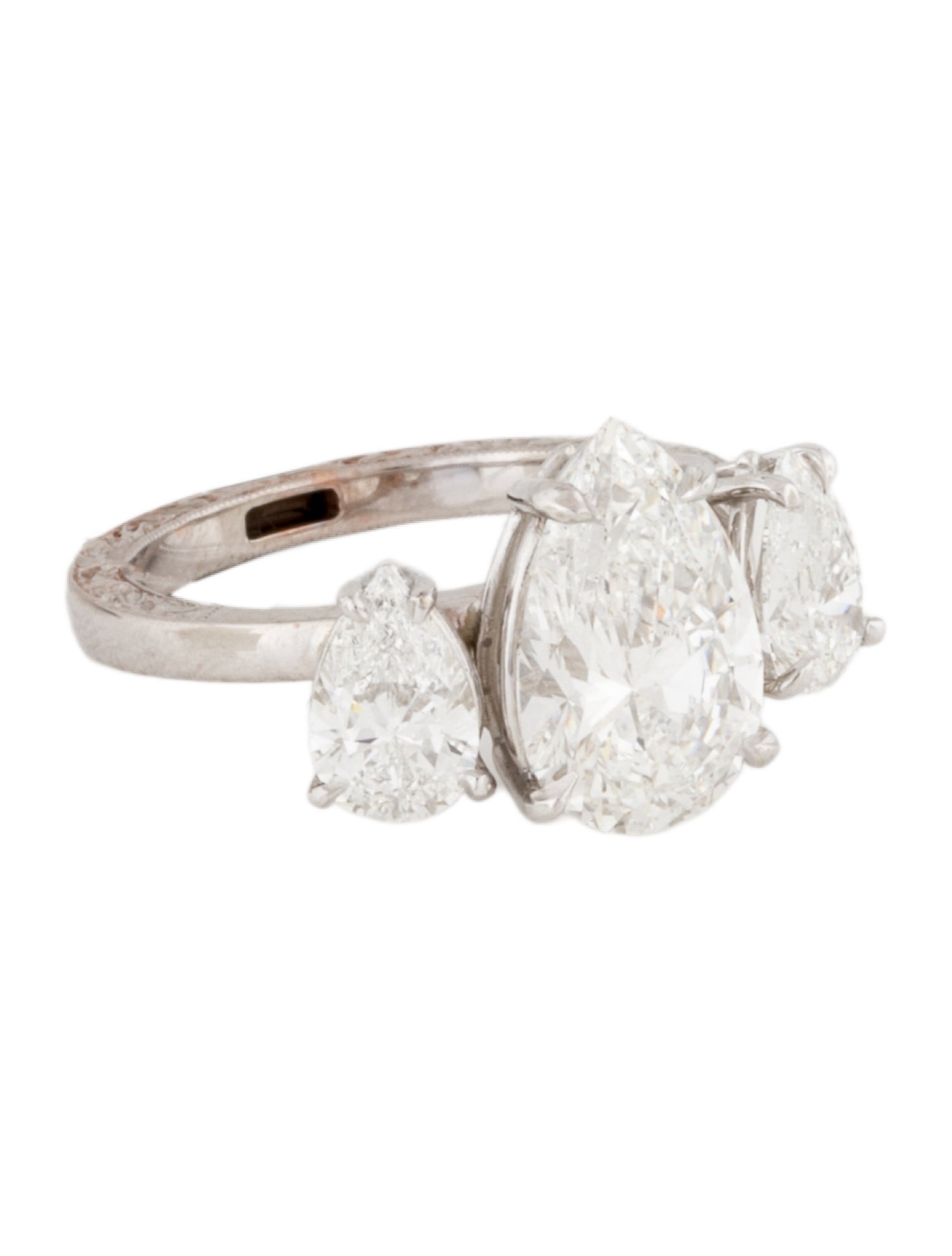 Neil Lane 4.53ctw Lab-Grown Diamond Three-Stone Engagement Ring