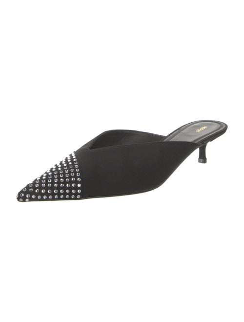 Neous Satin Crystal Embellishments Mules