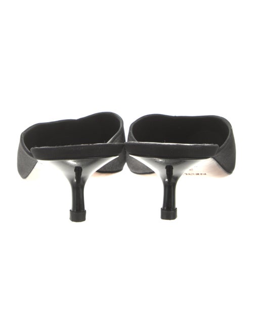 Neous Satin Crystal Embellishments Mules