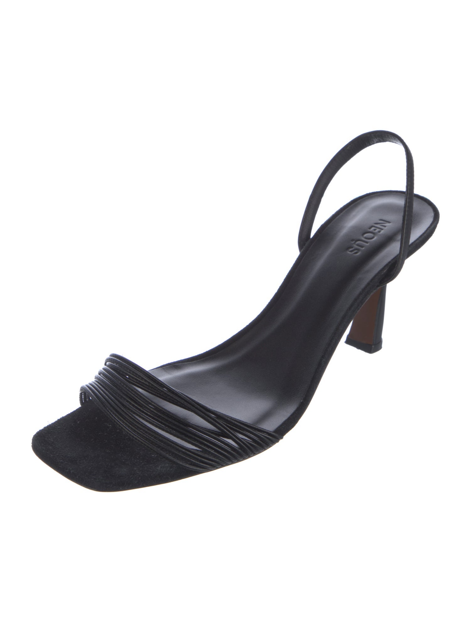 Neous Leather Slingback Sandals