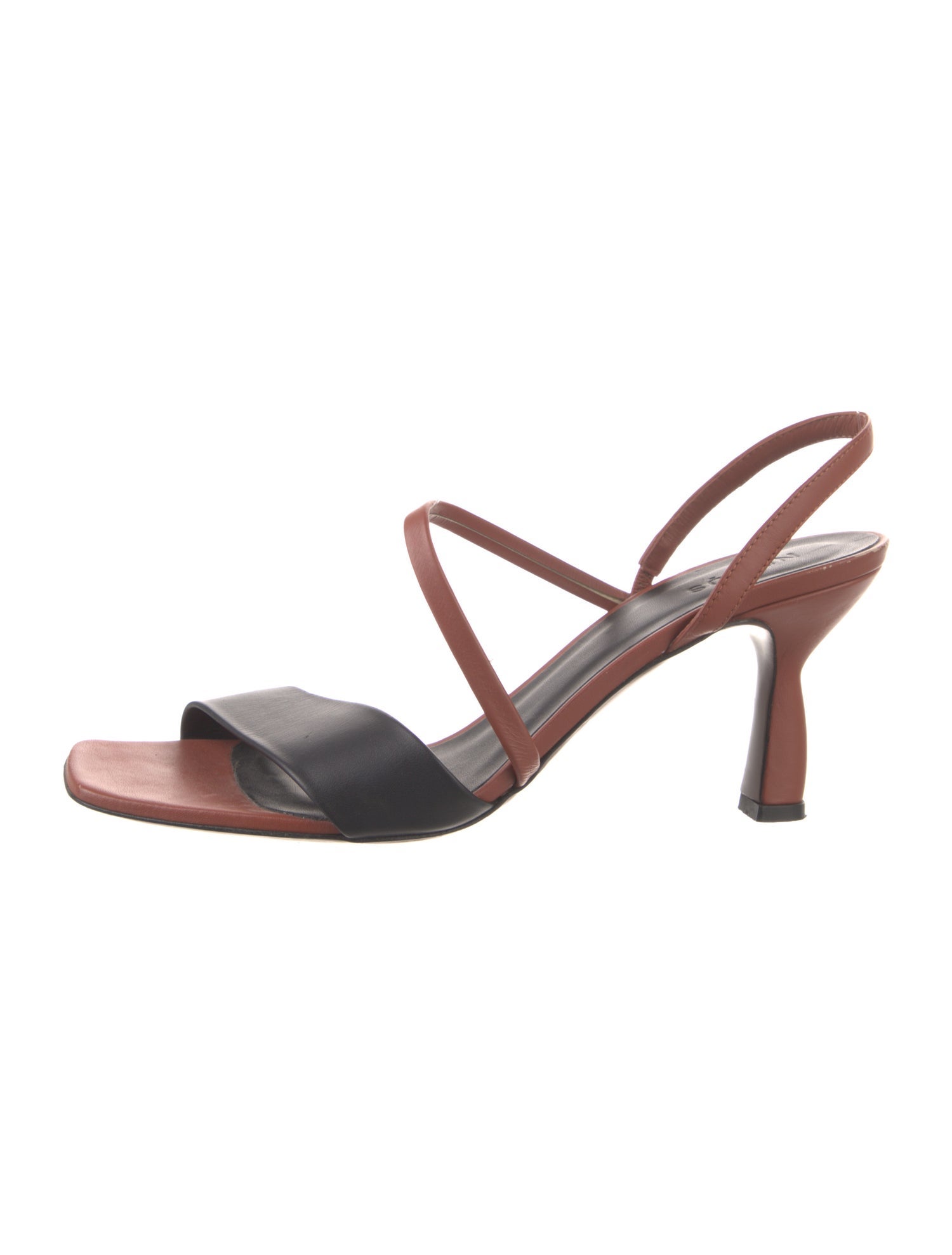 Neous Leather Slingback Sandals