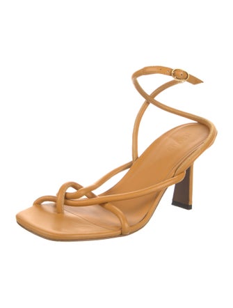 Neous Leather T-Strap Sandals