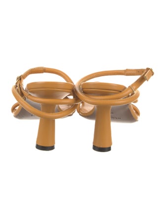 Neous Leather T-Strap Sandals