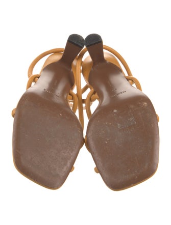 Neous Leather T-Strap Sandals