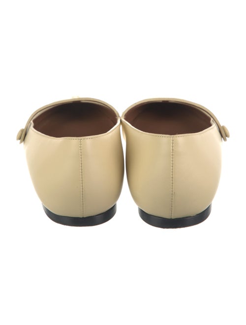 Neous Leather Cutout Accent Mary Jane Flats