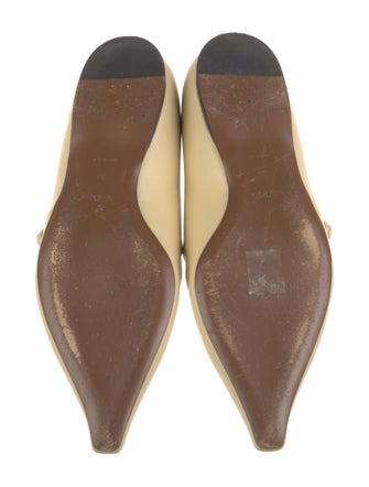 Neous Leather Cutout Accent Mary Jane Flats