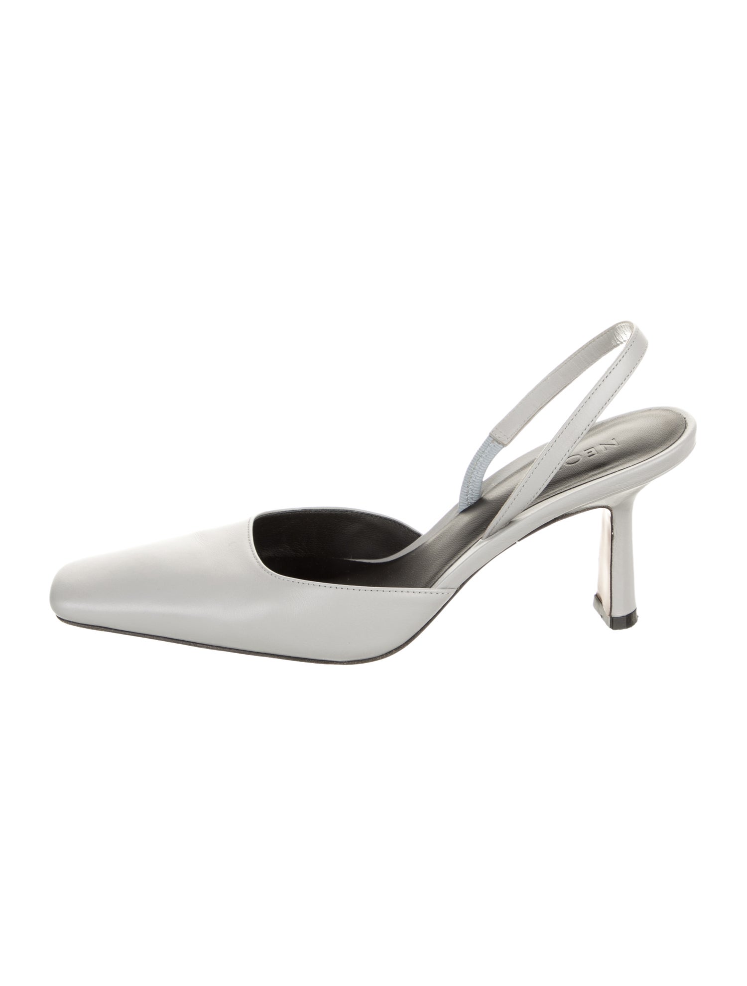 Neous Leather Slingback Pumps