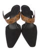 Neous Suede Animal Print Mules
