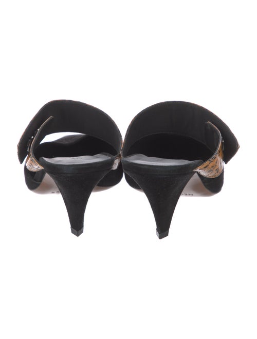 Neous Suede Animal Print Mules