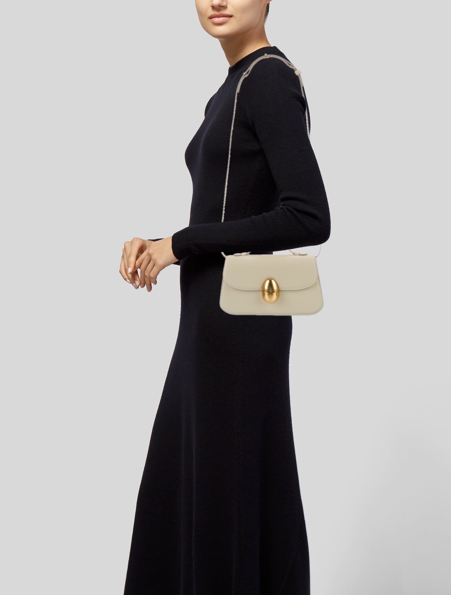 Neous Leather Top Handle Bag