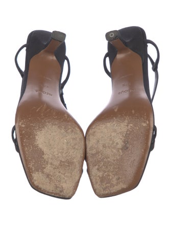 Neous Satin Slingback Sandals