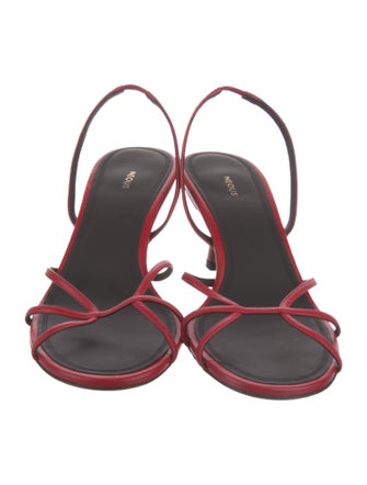Neous Leather Slingback Sandals