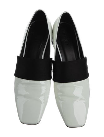 Neous Patent Leather Colorblock Pattern Mules