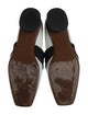 Neous Patent Leather Colorblock Pattern Mules