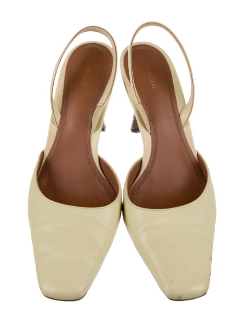 Neous Leather Slingback Pumps