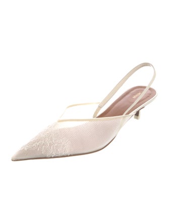 Neous Mesh Slingback Pumps