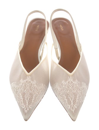 Neous Mesh Slingback Pumps