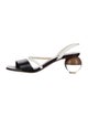Neous Leather Slingback Sandals