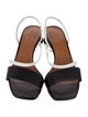 Neous Leather Slingback Sandals