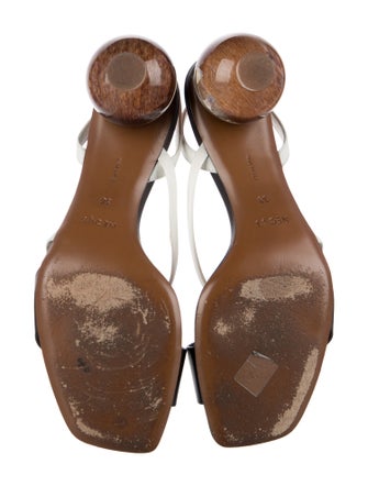 Neous Leather Slingback Sandals