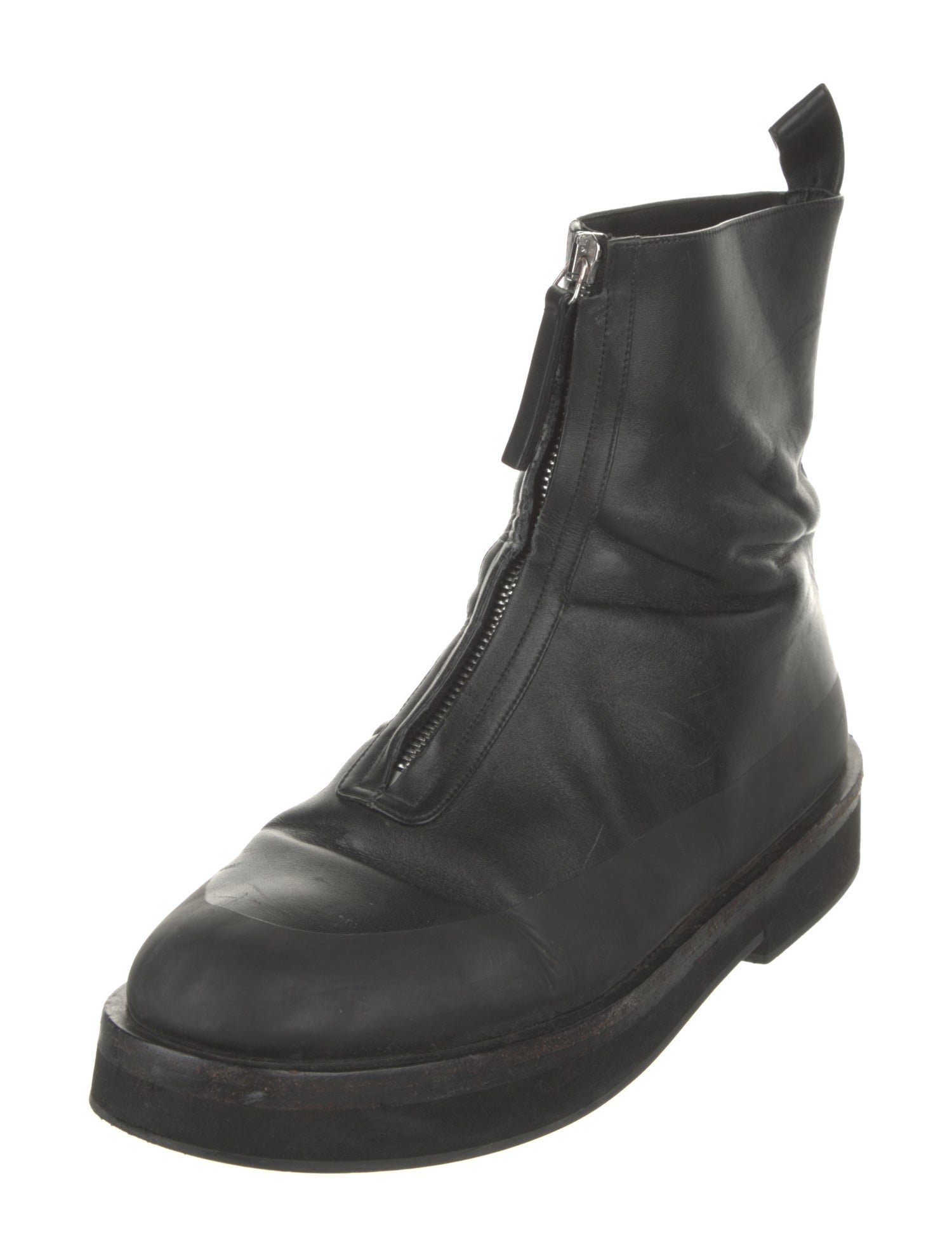Neous Leather Combat Boots