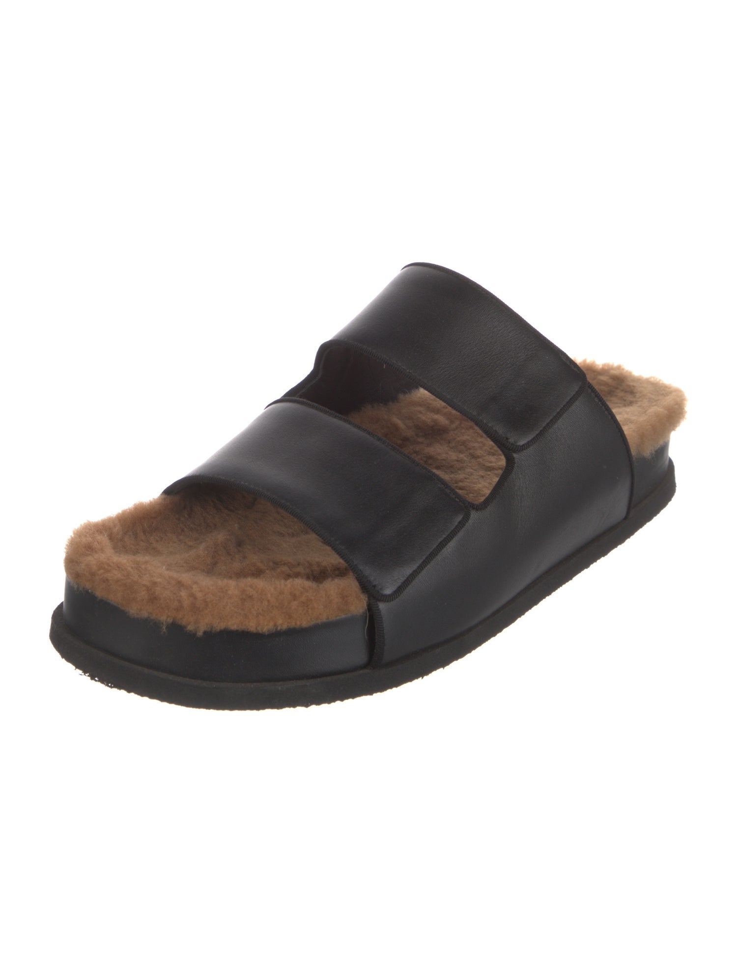Neous Leather Slides
