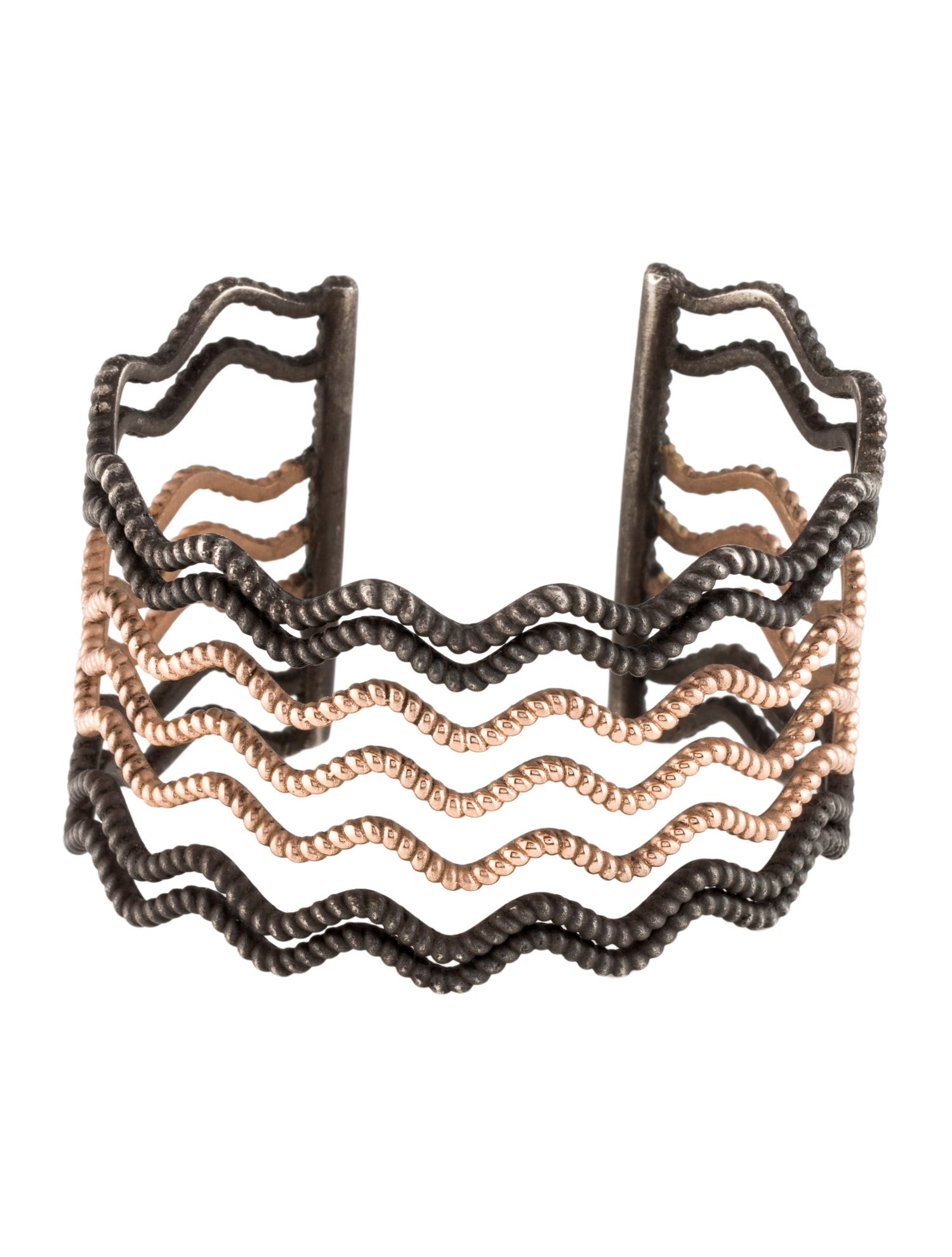Nancy Newberg Wavy Cuff Bracelet