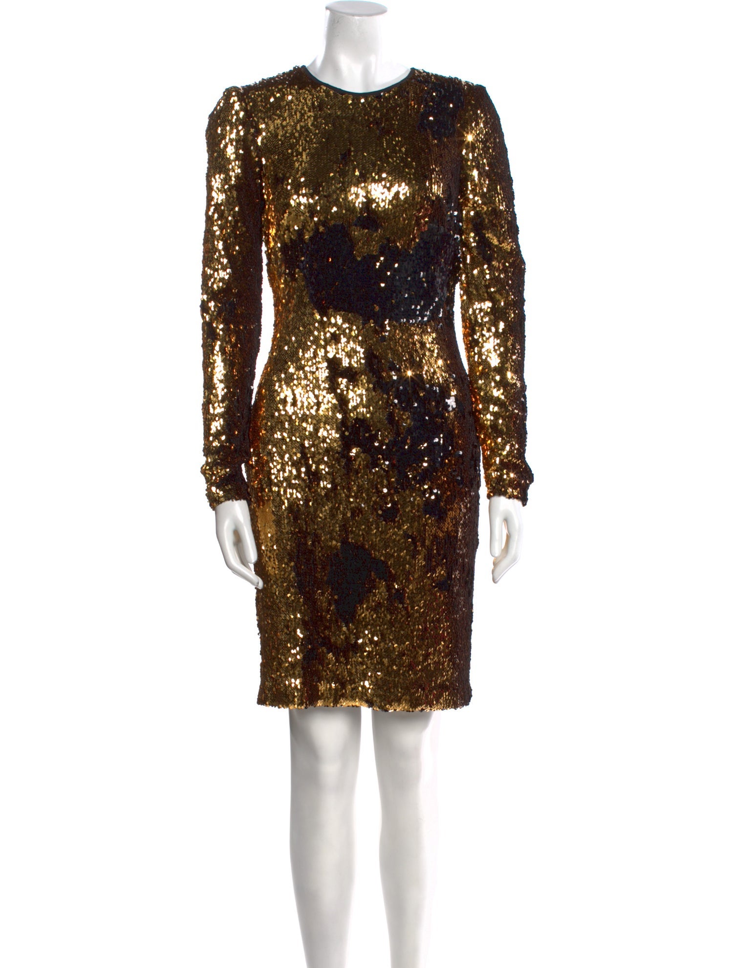 NK32 Naeem Khan Crew Neck Mini Dress w/ Tags