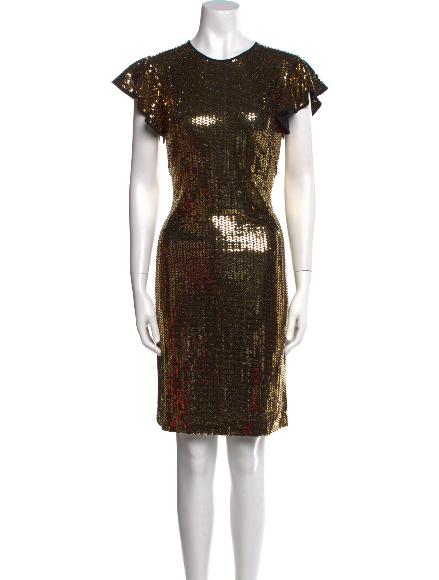 NK32 Naeem Khan Nylon Mini Dress