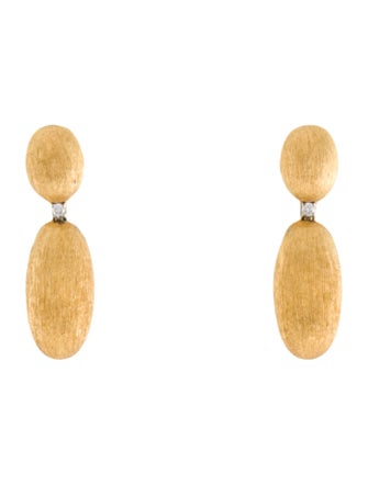 Nanis 18K Diamond Dancing In The Rain Drop Earrings