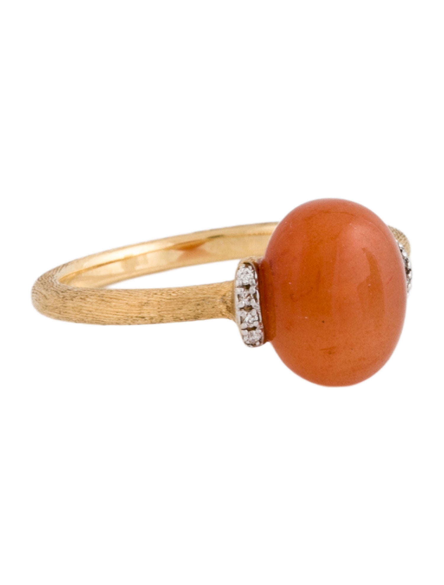 Nanis 18K Aventurine & Diamond Cocktail Ring