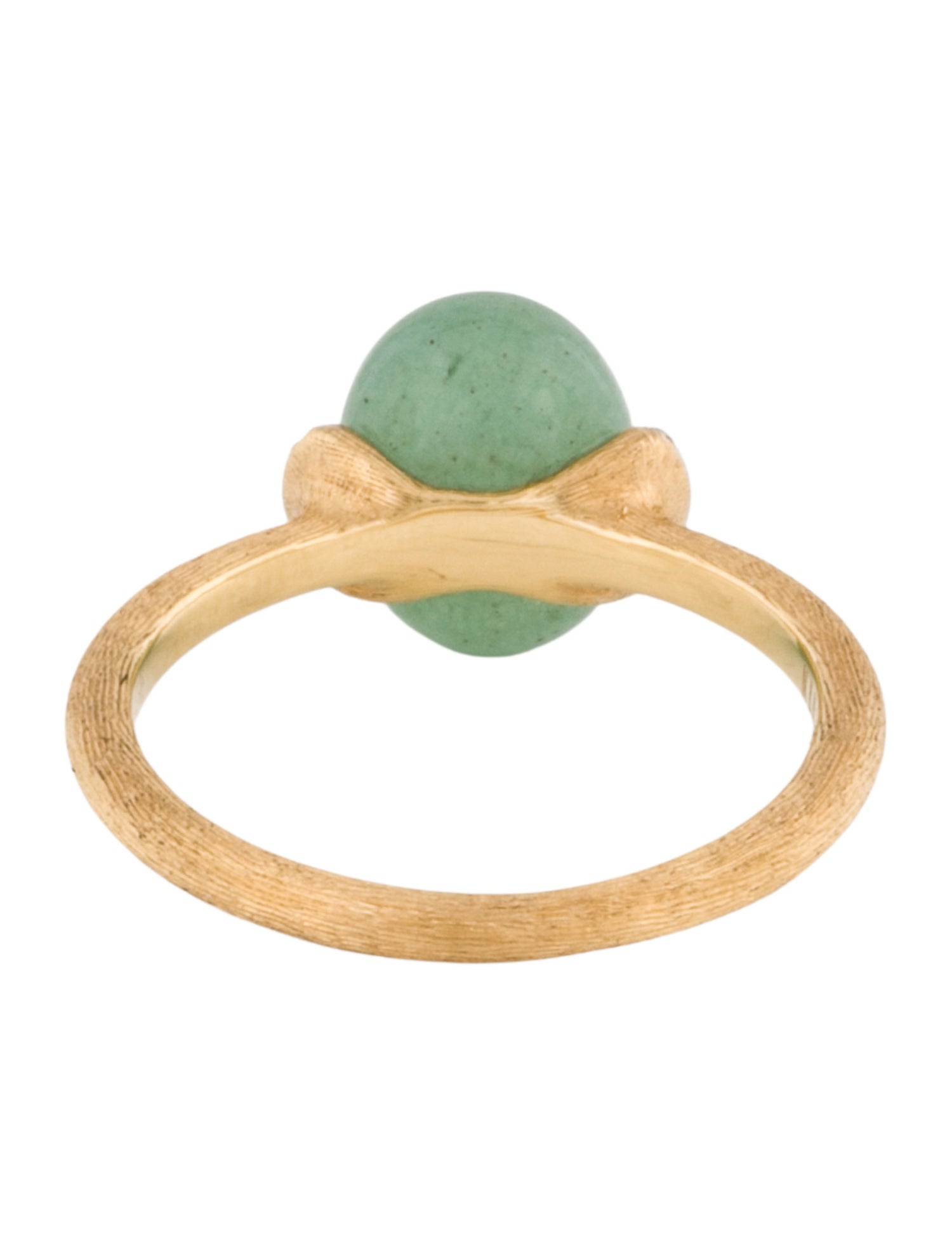 Nanis 18K Aventurine & Diamonds Amazonia Ring