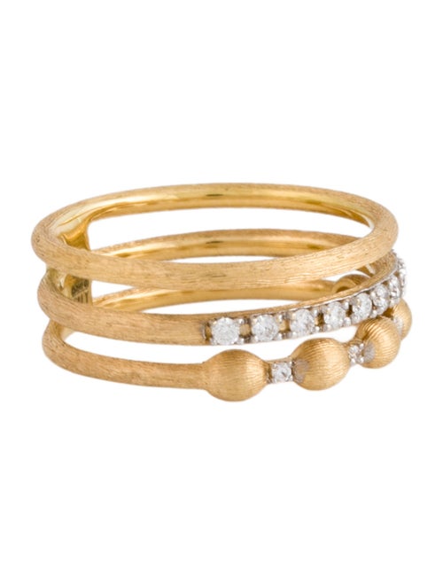 Nanis 18K Diamond Elite Triple Row Band