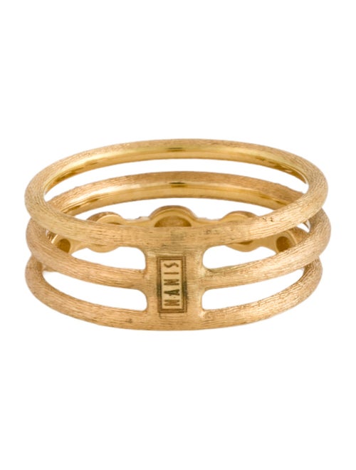 Nanis 18K Diamond Elite Triple Row Band
