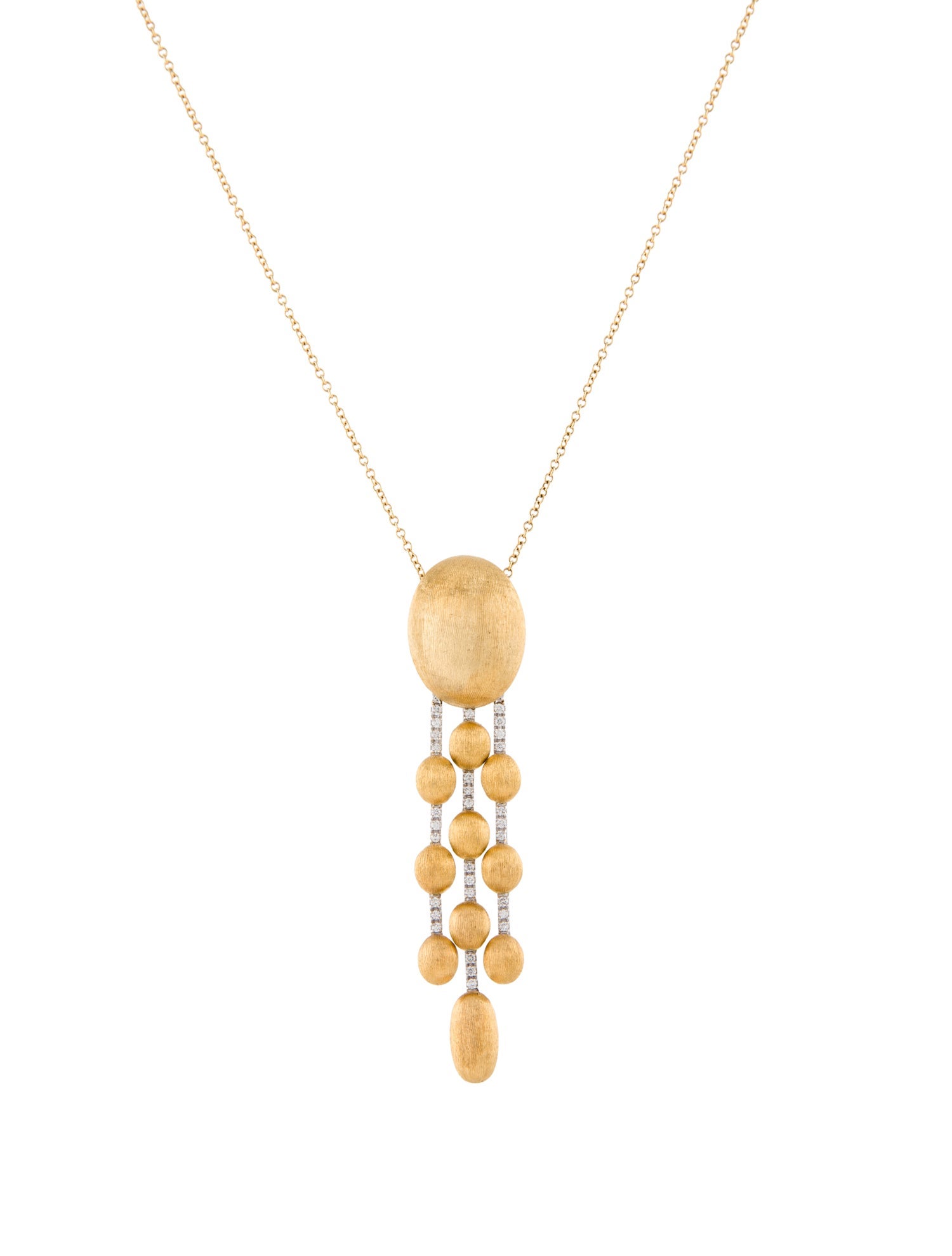 Nanis 18K Diamond 'Dancing in the Rain' Pendant Necklace