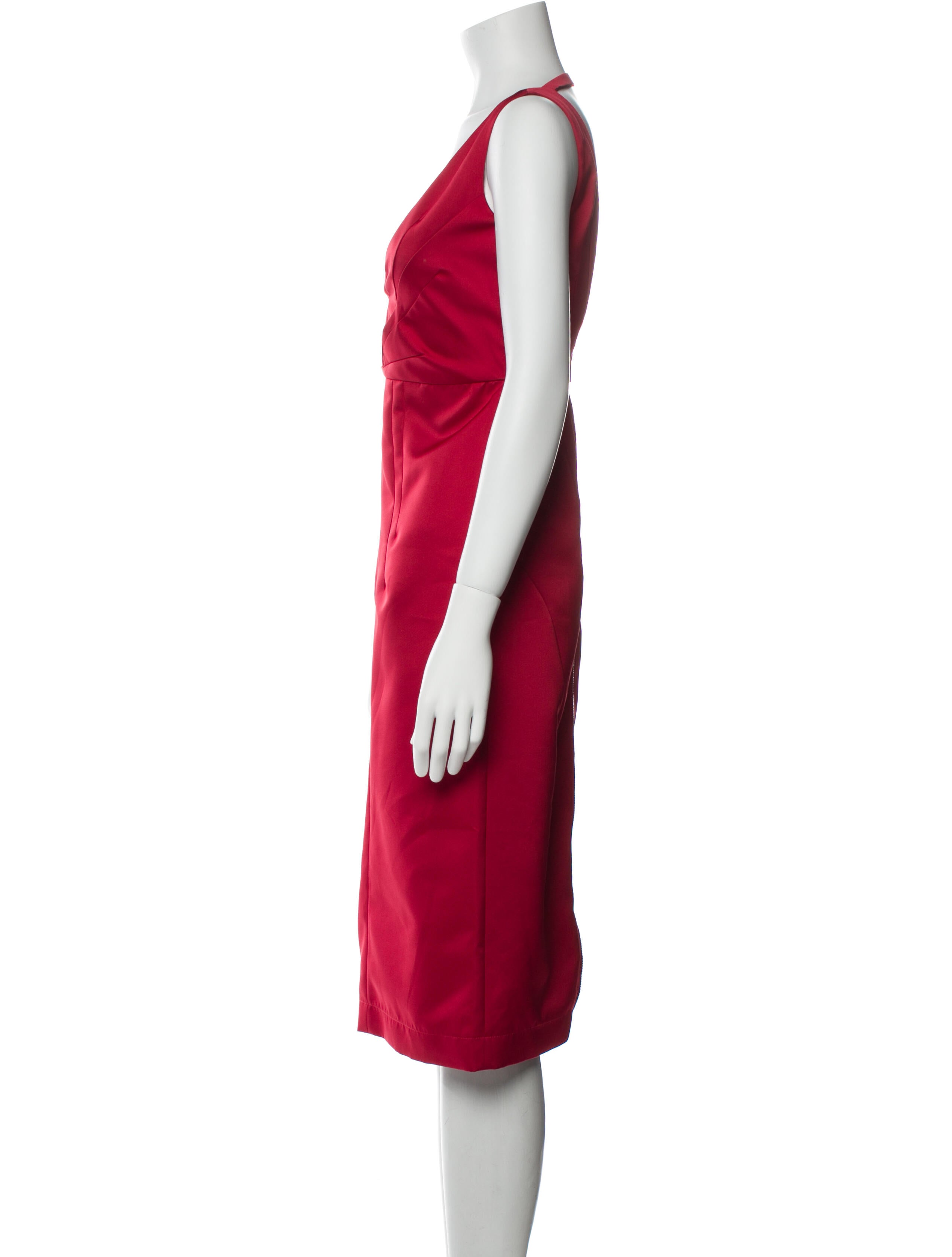 Nº 21 V-Neck Midi Length Dress