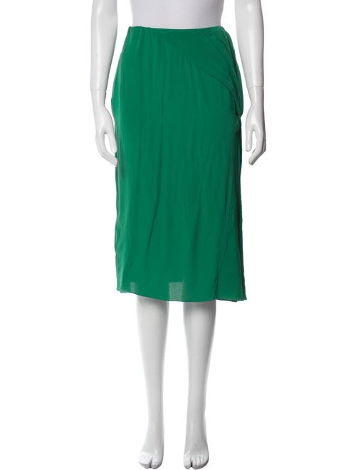 Nº 21 Pleated Accents Knee-Length Skirt