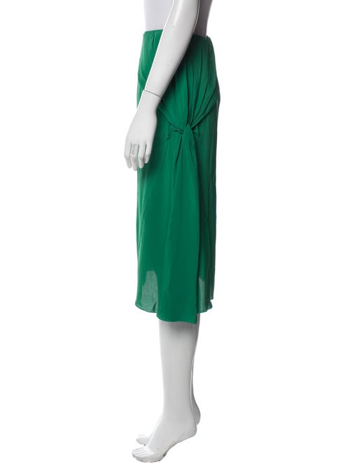 Nº 21 Pleated Accents Knee-Length Skirt