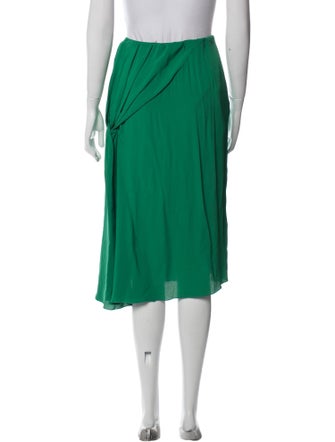 Nº 21 Pleated Accents Knee-Length Skirt