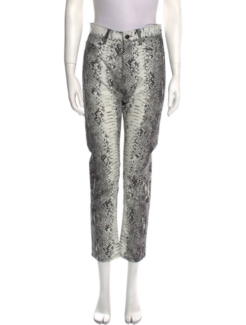 Nº 21 Animal Print Straight Leg Pants